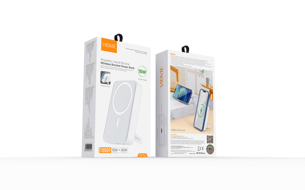 Batería Portátil 10.000 mAh Inalámbrica | Vidvie PB783
