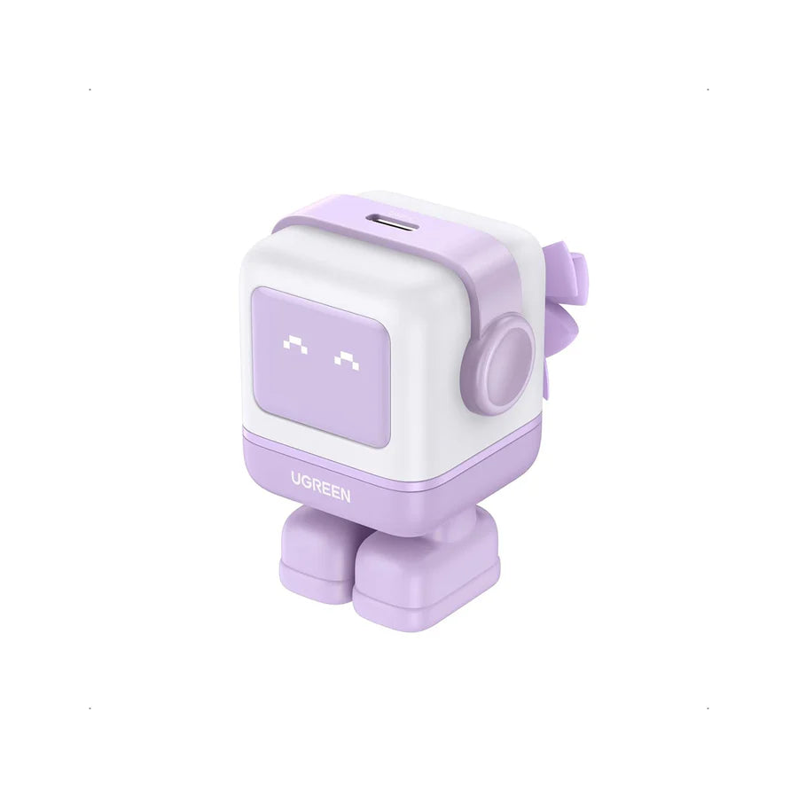 Cargador Mini GaN 30W Robot | Personalizable con tu Nombre ⚡