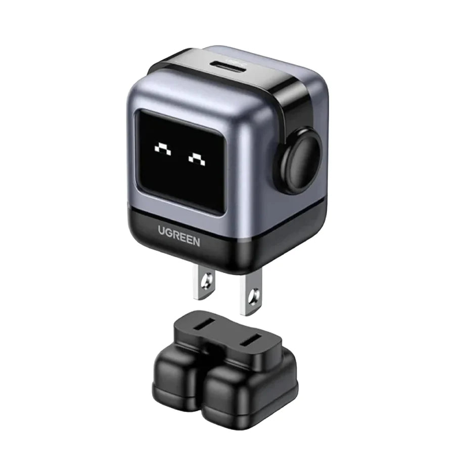 Cargador Mini GaN 30W Robot | Personalizable con tu Nombre ⚡
